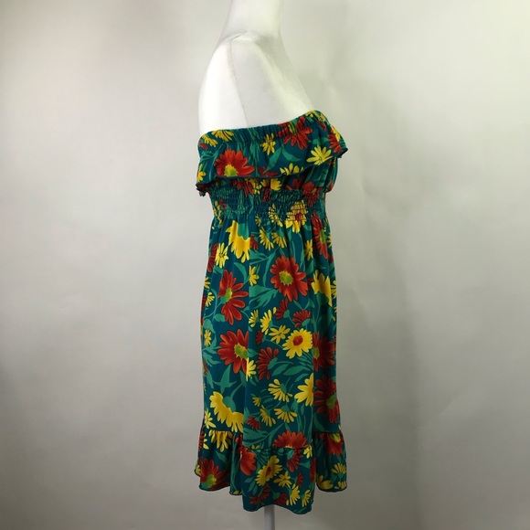 MINE STRAPLESS RUFFLE MINI DRESS - Picture 6 of 10